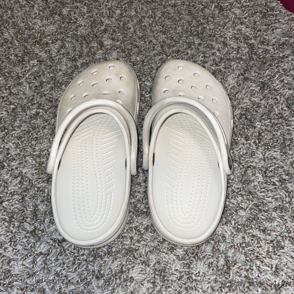 Size 6 White Crocs